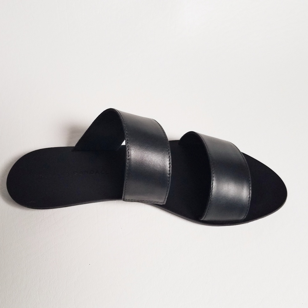 Loeffler Randall Black Slide Sandals - Picture 6 of 8